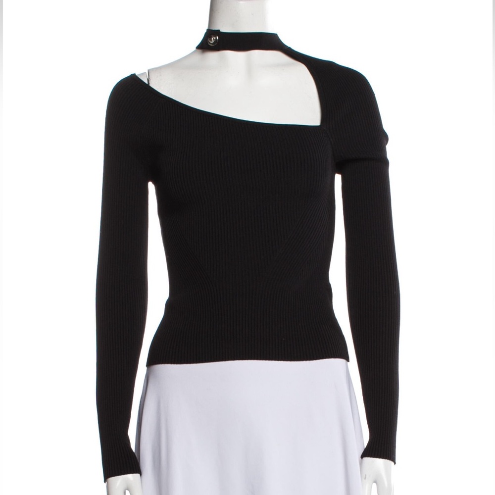 Jonathan Simkhai Black Halterneck Top XS